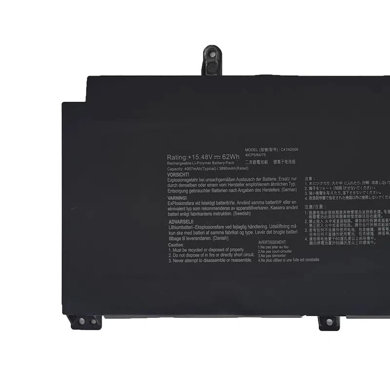 SupStone C41N2009 Laptop Battery For Asus Rog FLOW X13 GV301QC GV301QE GV301QH GV301RC GV301RE PV301QH 0B200-03850000 4ICP5/64/7