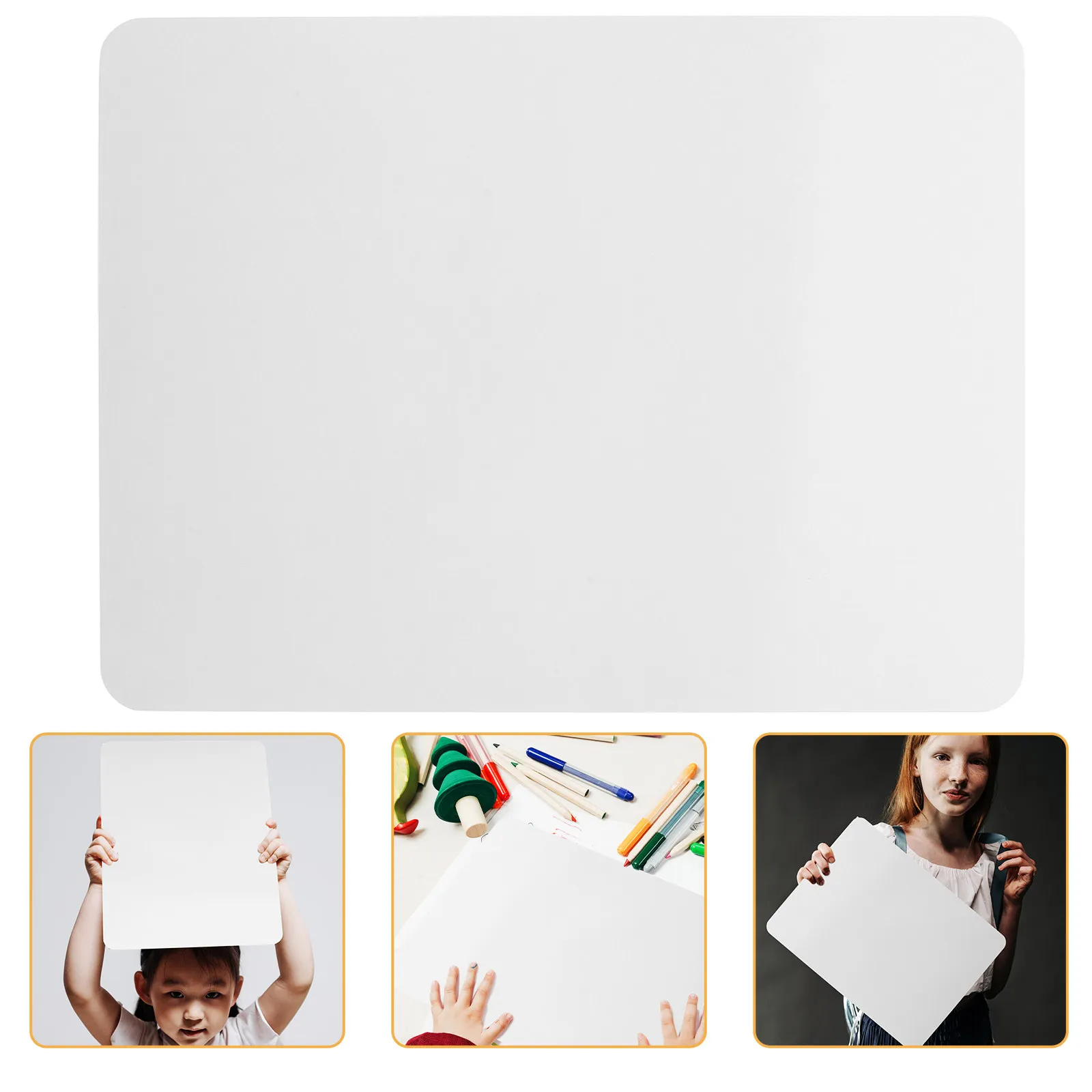 

Portable Mini Whiteboard Dry Erase Writing Board for Students Kids Adults Lightweight Compact Classroom Office Home Use Small