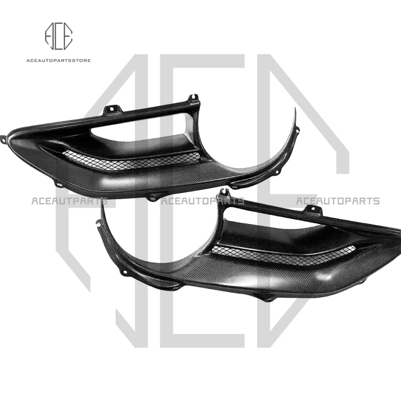 2pcs/set Carbon Fiber Rear Lights Cover Car Parts Suitable For Ferrari 488 Tail Light Covers