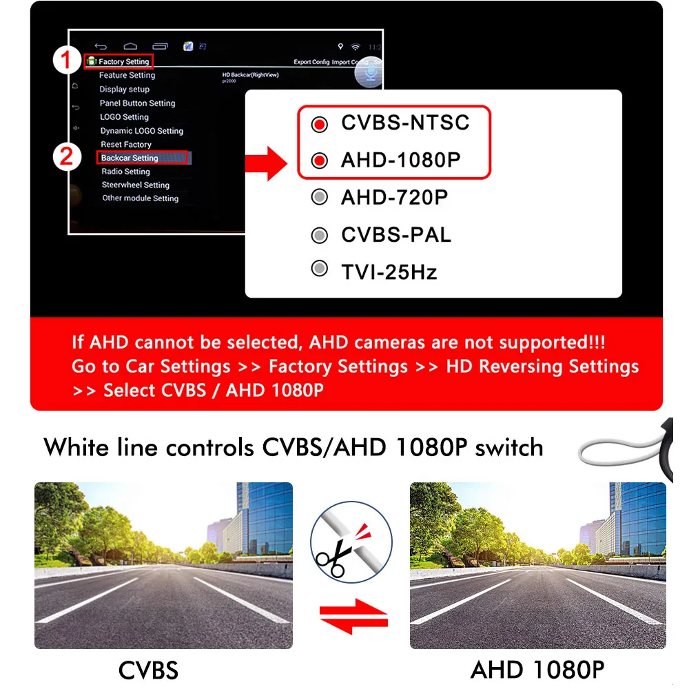 SMARTOUR-cámara con vista frontal de ojo de pez AHD 1080P para Toyota, Prado, Highlander, Cruis, Camry, Corolla, Yaris, VIZI, REIZ, Verso, Veranda