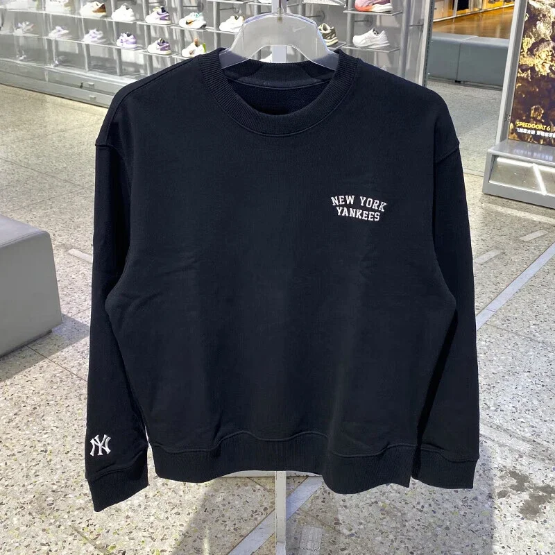 High-end Shopping Yankees NY Casual Sports Top Casual Breathable Crew Neck Cotton Backing Smart Consumption Sweatshirt