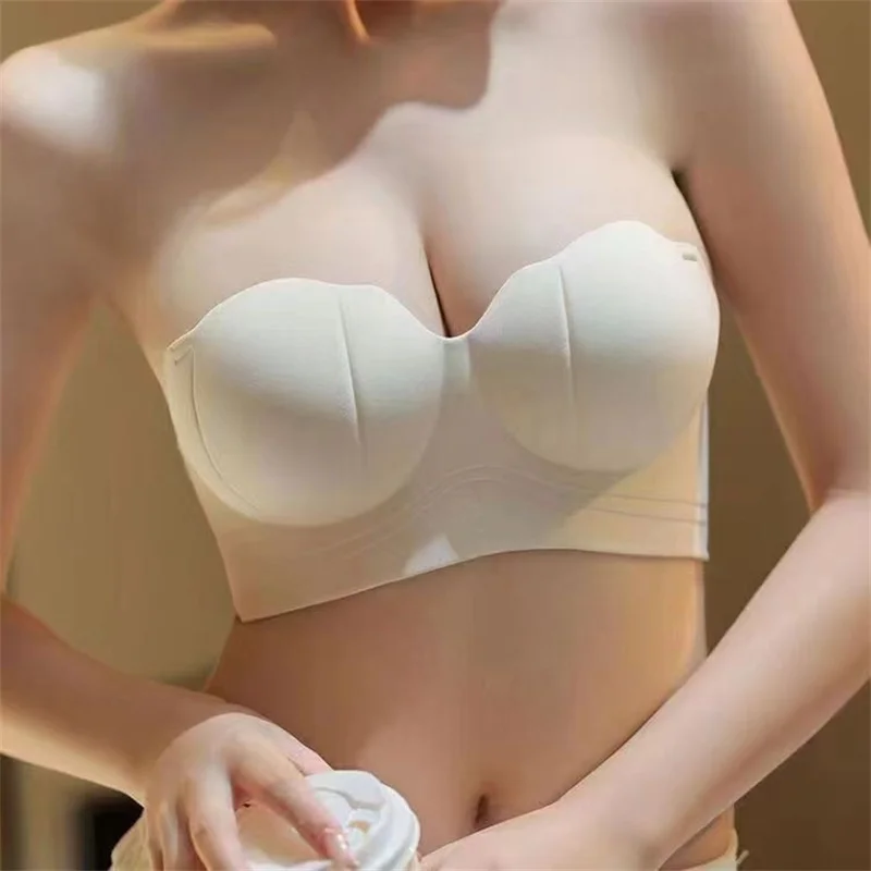 Seamless Bra Set Women Underwear Shell Shaped Bras and Panty Set Push Up Sexy Lingerie Wire Free Bralette Brasieres Para Mujer