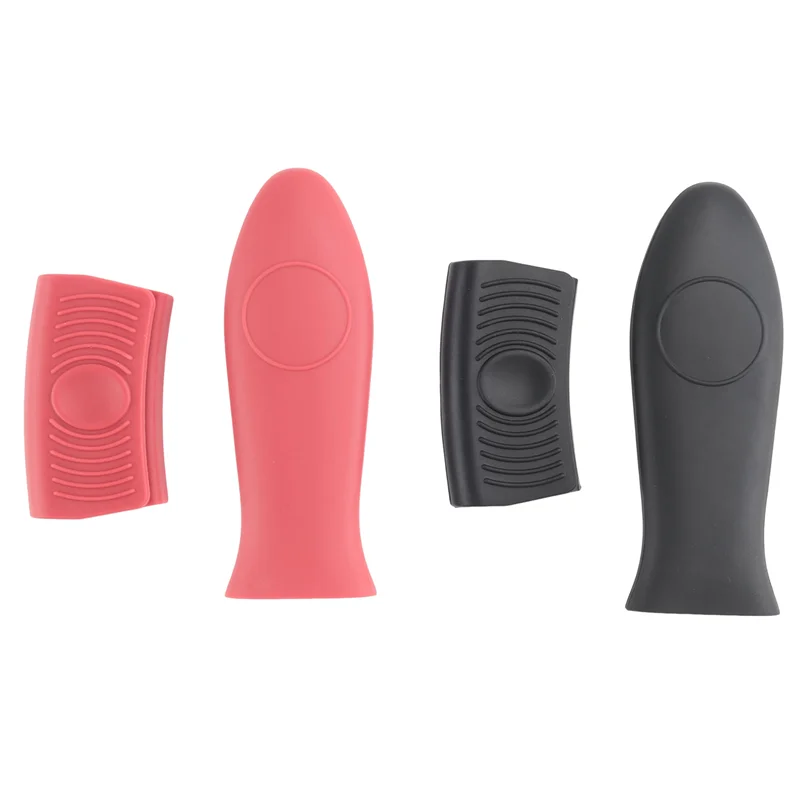 PB-силиконовый держатель горячей ручки и держатель вспомогательной ручки, чугунная крышка ручки сковороды, чугунная силиконовая крышка ручки