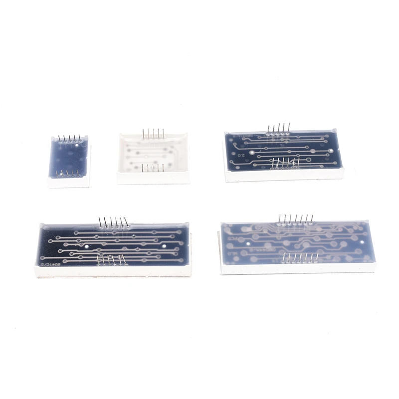 2 peças display led de 0.56 polegadas 7 segmentos 1 bit/2 bit/3 bit/4 bit tubo de dígito cátodo comum vermelho/ânodo digital 0.56 polegadas led 7 segmentos