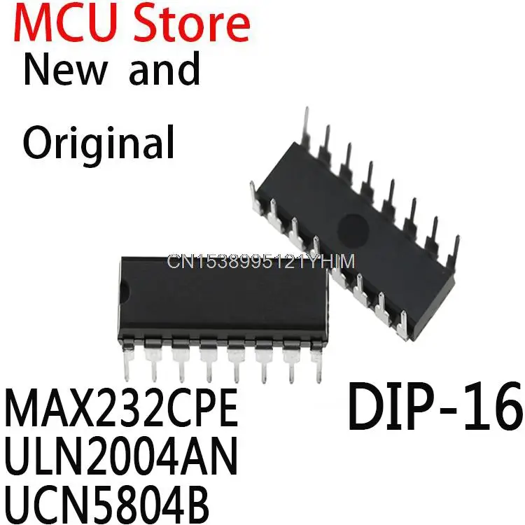 10PCS DIP16 MAX232C DIP MAX232 DIP-16 MAX232EPE RS-232 ULN2004A ULN2004 ULN2004APG UCN5804 IC MAX232CPE ULN2004AN UCN5804B