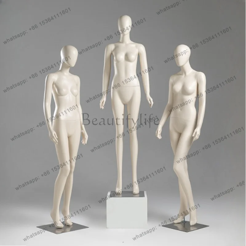 PG Fashion Full-Body Mannequin Display Stand for Women's Clothing Stores Window Display High-End Fake Human Body Model Pose