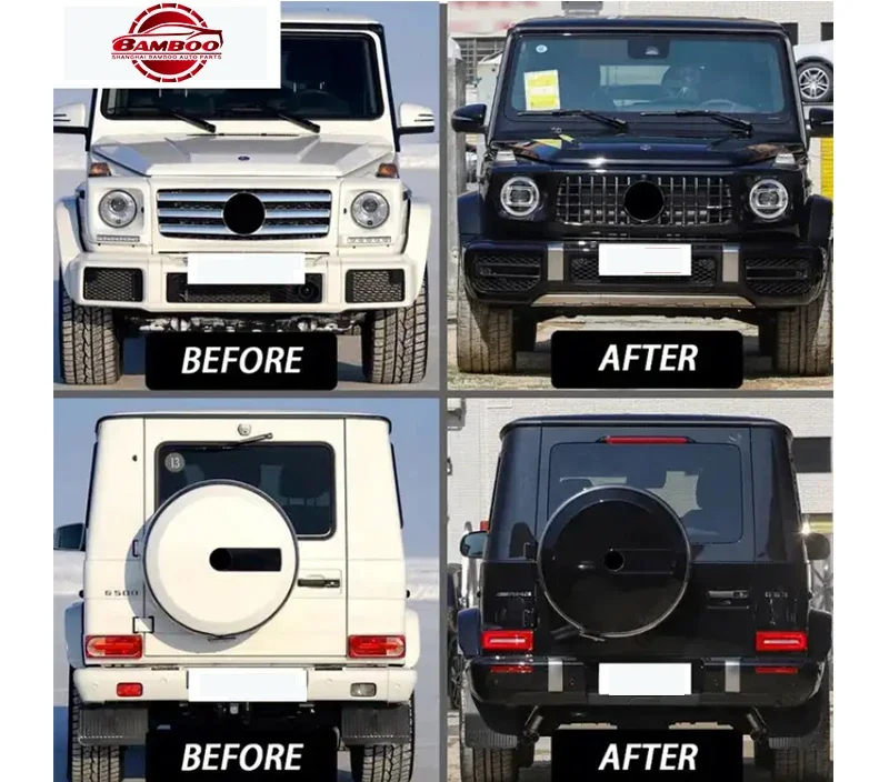 Car Bumper Complete Body Kit For Mercedes Benz G Class W464 Old Change To New Style Body Kit