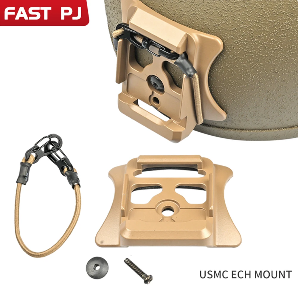 ECH-Specific NVG Mount Base - USMC-Style Alloy Helmet Adapter | Tactical Night Vision Accessory Civilian Use