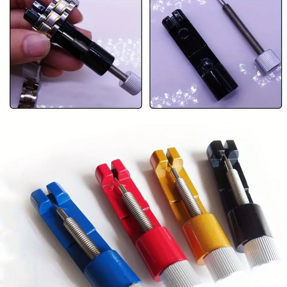 

Metal Construction Watch Repair Tool Professional Grade Easy To Use Link Pin Tool Stainless Steel Adjustable Design