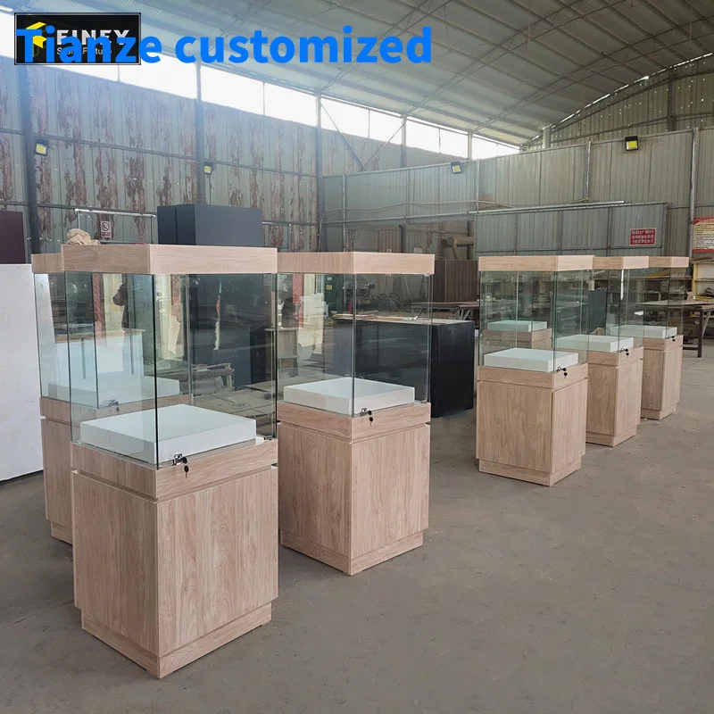 

(Customized) OEM Factory Jewelry Store Fixture Luxury Jewelry Shop Interior Decoration Design Glass Metal Jewelry Display Cabine