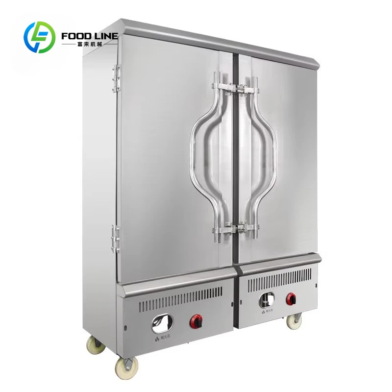 Customized 24 Trays Automatic Commercial Steam Cabinet Food Steamer Rice Cooker High Efficiency for Restaurant Canteen Catering