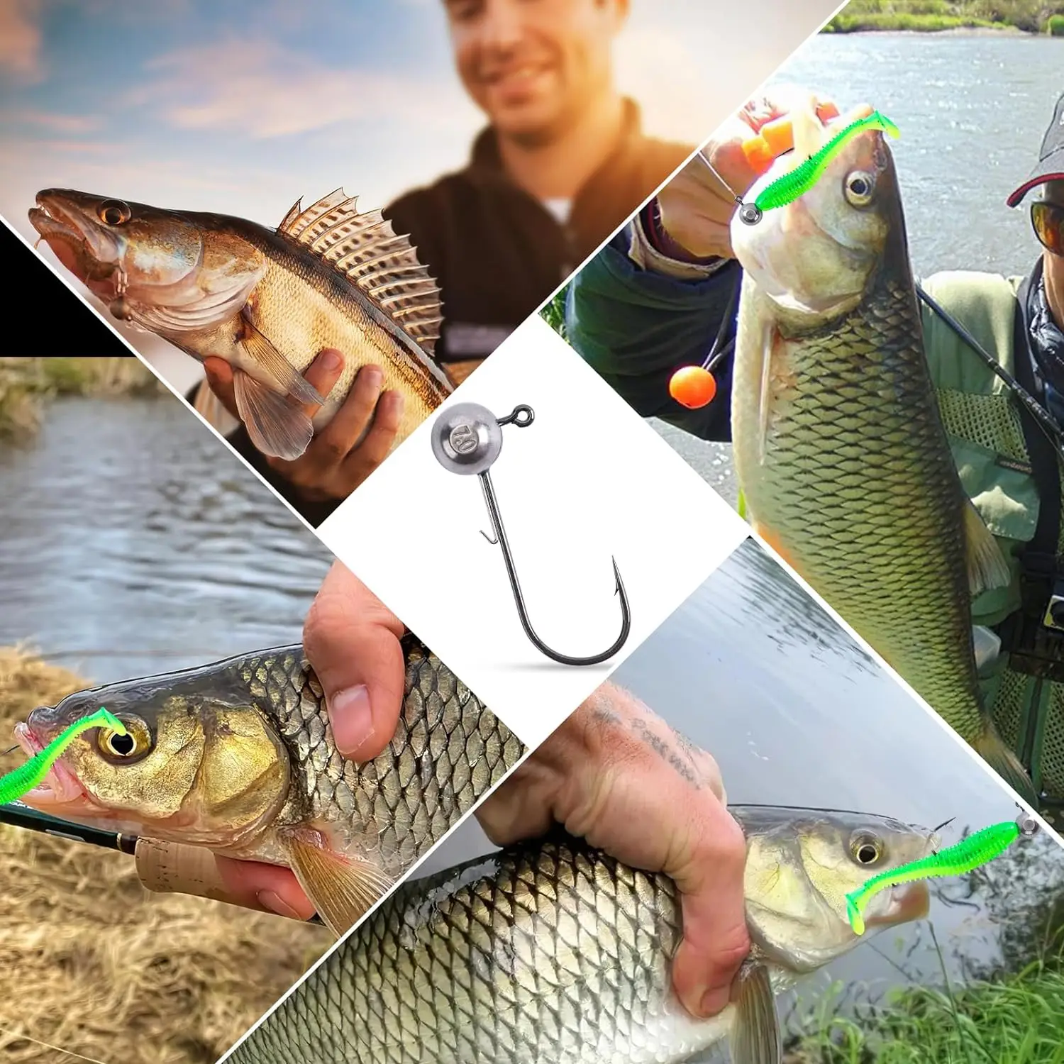 1.8g-28g 95% Solid  crank Jig head hook fishing hook head Jig lure hard bait Solid soft worm jig hook