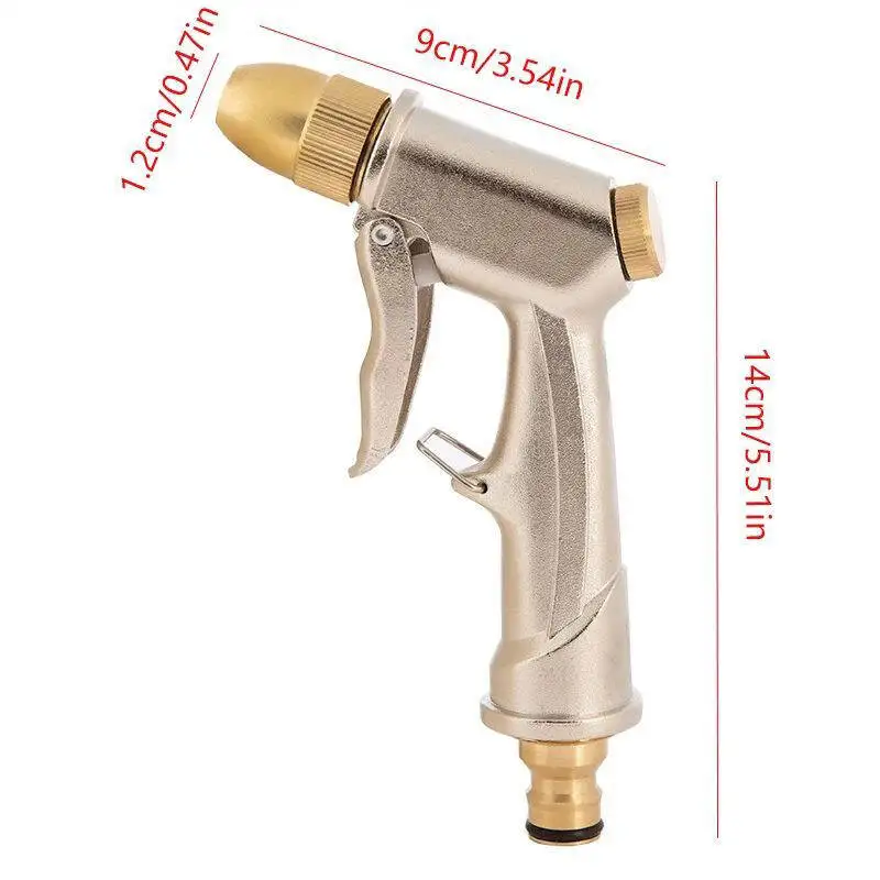 High-pressure Water Gun Adjustable Cleaning Car Wash Machine Garden Watering Hose Nozzle Sprinkler Foam Water Gun Clean Tools