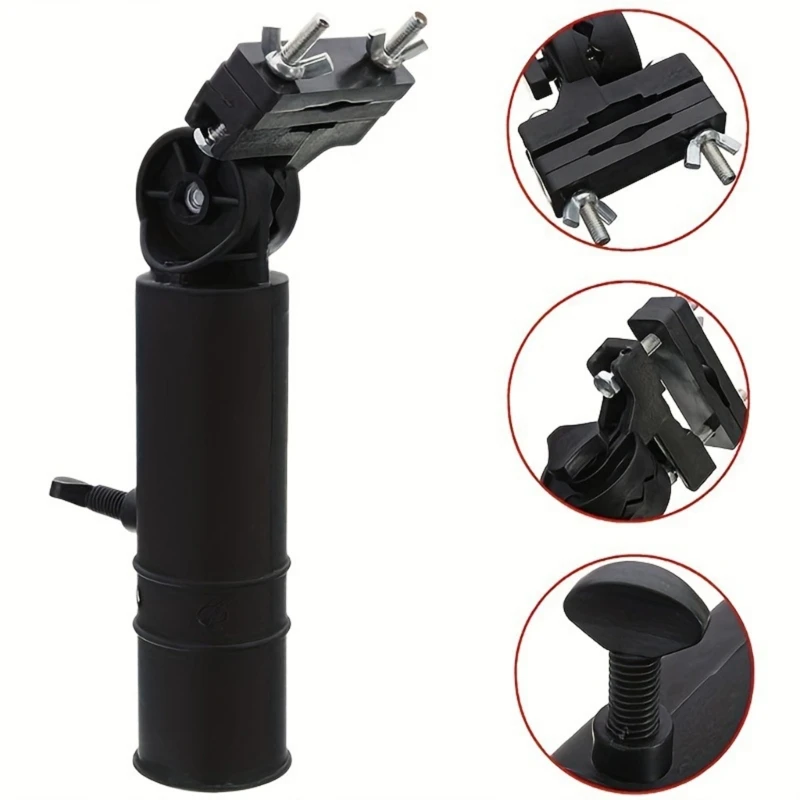 Adjustable Golf Club Cart Umbrella Holder Golf Trolley Universal Umbrella Base for Golf Cart Handles Golf Accesories Easy to Use