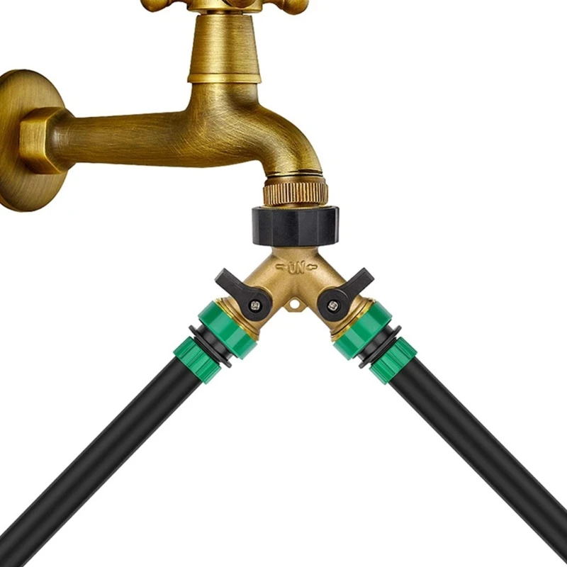 Hose Barb 3/4" Female Thread 2 Way Brass Ball Pipe Fitting Connector Dropship image 4