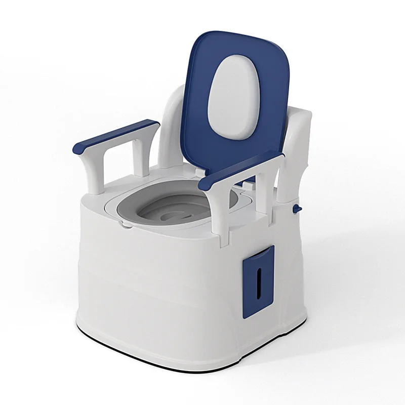 Bedside Toilet Chair Elevated Toilet Seat with Handle Adult Portable Bathroom Potty Toilet Chair