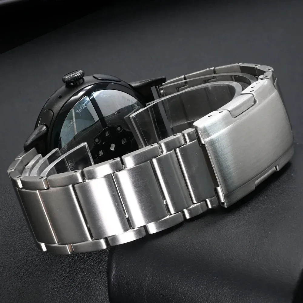 Titanium Strap for Google Pixel 3 4 45mm Watch Band Pixel Watch Metal Links Band Active Bracelet Smartwatch Wristbands