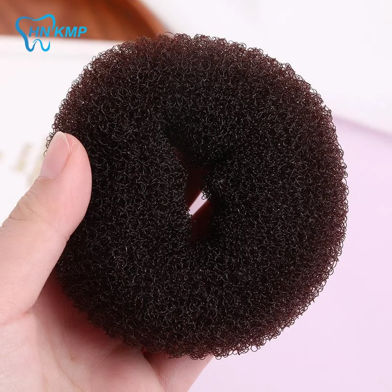 3 Colors Donut Hair Bun Maker 1Pcs Soft Foam Sponge Hair Clip for Kids Girls Sweet Daily Hair Styling