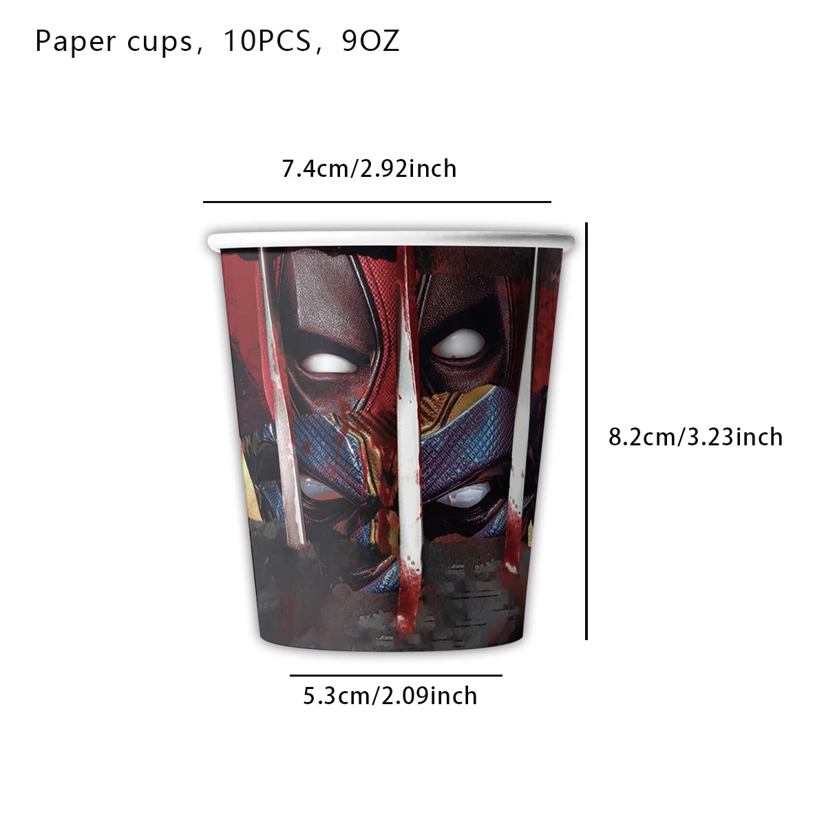 Disney Deadpool And Wolverine Birthday Decor Disposable Tableware Set Hero Tablecloth Plate Baby Shower Kids Boys Party Supplies