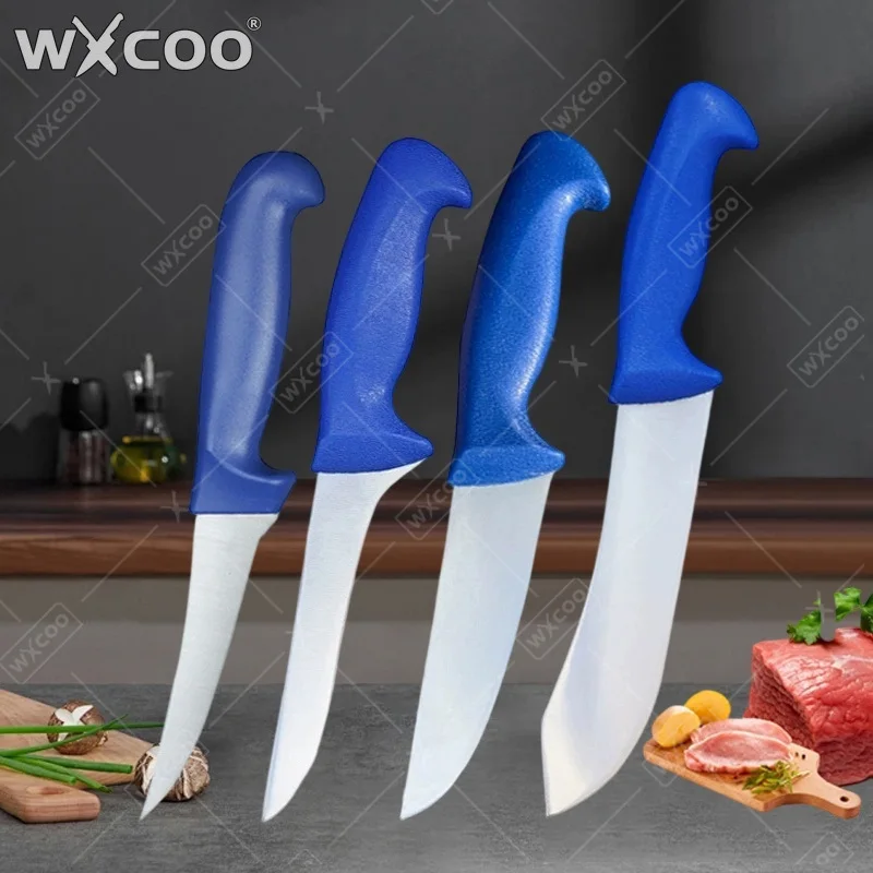 WXCOO Professional Butcher Knife Hand Forged Stainless Steel Kitchen Chef Knife Steak Slicing Fruit Peeling Boning Knife