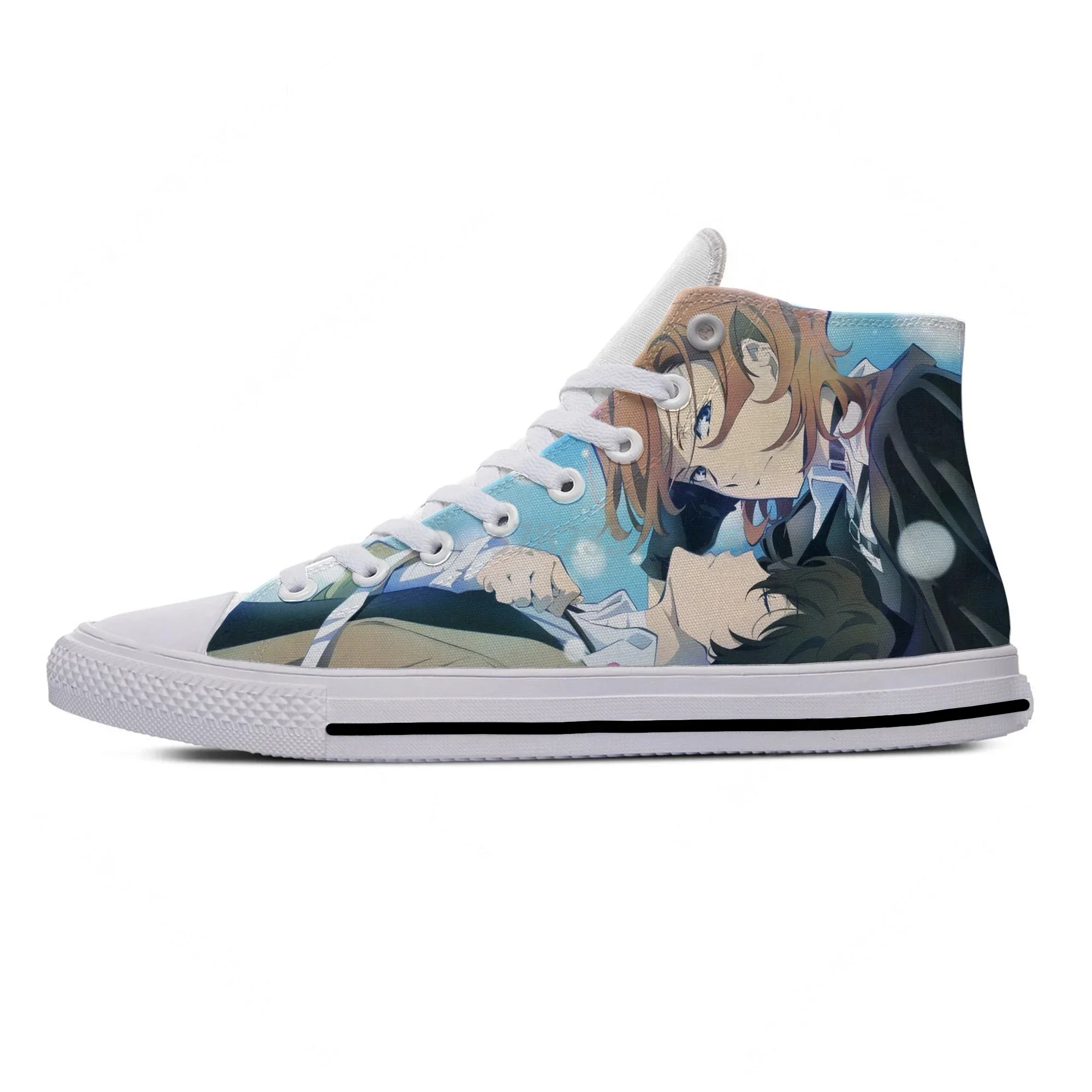 

Hot Anime Manga Bungou Stray Dogs Chuuya Nakahara High Top Casual Board Shoes Lightweight Men Women Summer Breathable Sneakers