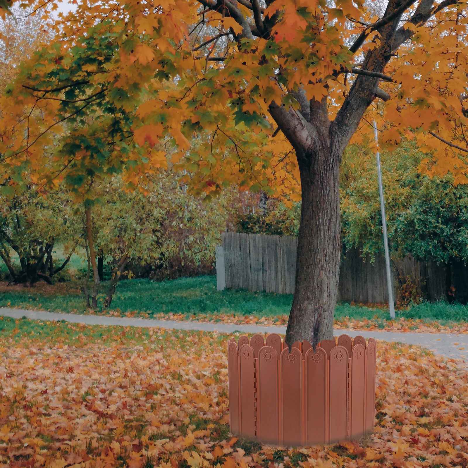 

1 Bag Plastic Fence Garden Edging Border For Lawn Yard Decorative Landscape Fencing Reusable Durable Outdoor Pet Barrier