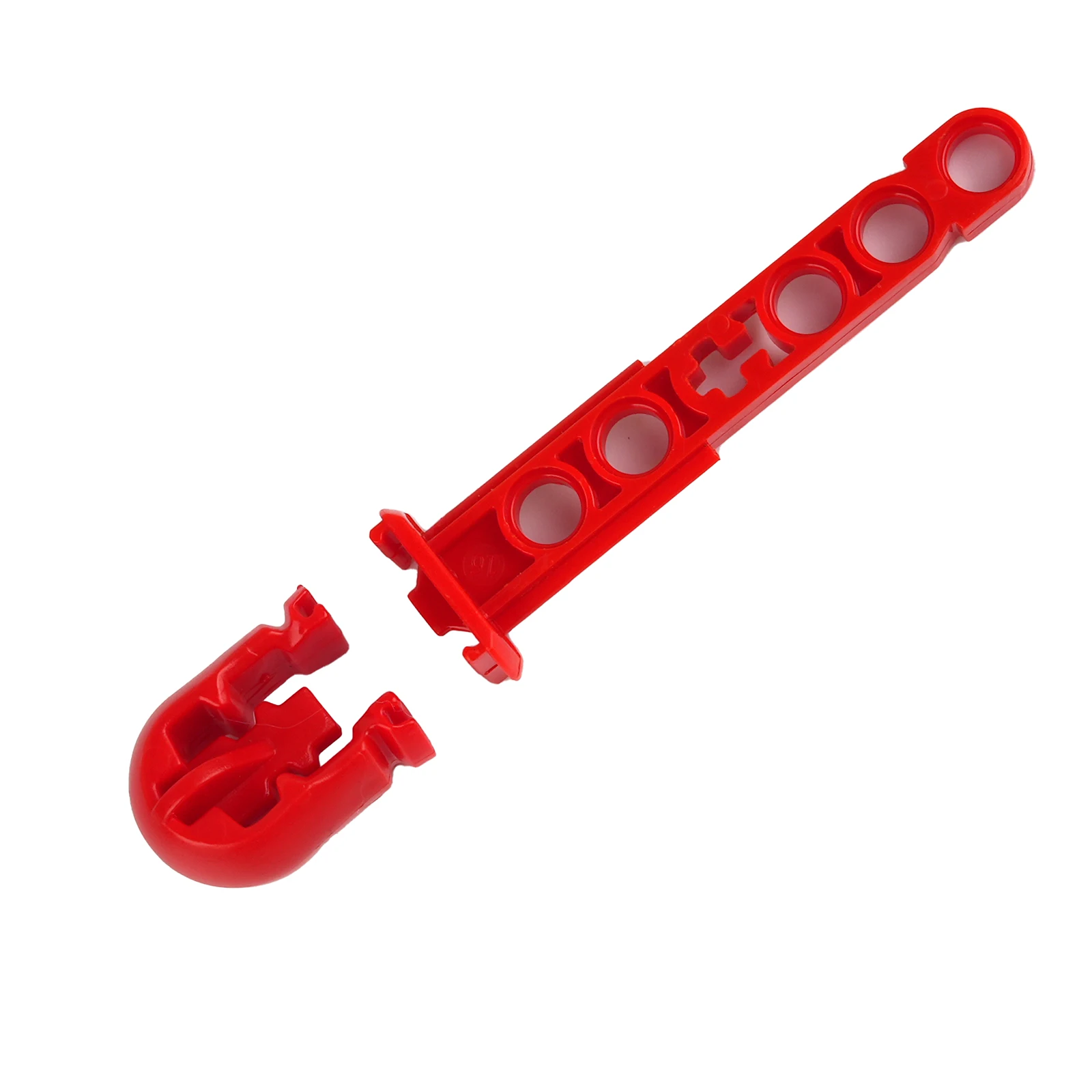 MOC Cannon Launcher Bullet Set Zachte rubberen eindpijl Compatibel met Legoeds 57028 57796 Technische onderdelen voor schutter met platte bodem