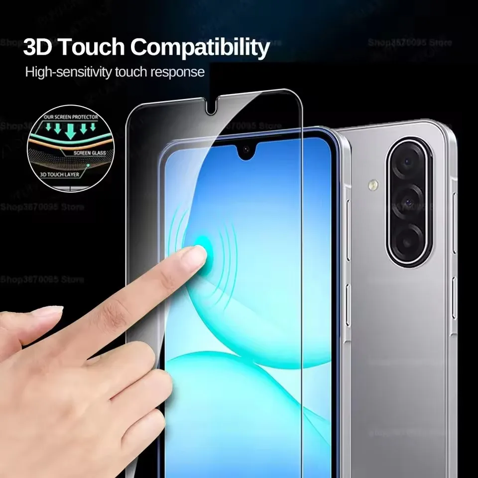 3 قطعة واقي للشاشة من الزجاج المقسى لهاتف سامسونج جالاكسي A14 A15 A16 A17 A22 A23 A25 A32 A33 A34 A36 A42 A51 A52 A52S A53 A54 5G