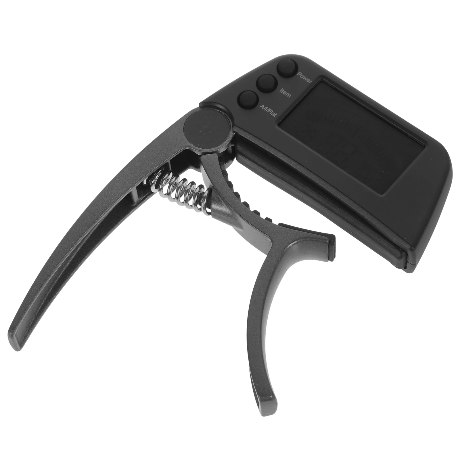 

Electric Digital Lcd Guitar Tuner Capo -On Acoustic Bass Ukulele Banjo Tuning Tool Tone Generator Coffee