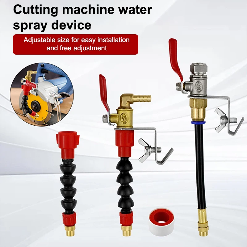 Boquilla de sistema rociador de agua para quitar el polvo, boquilla de nebulización de refrigerante para máquina cortadora de azulejos y ladrillos de mármol, cortador de amoladora angular