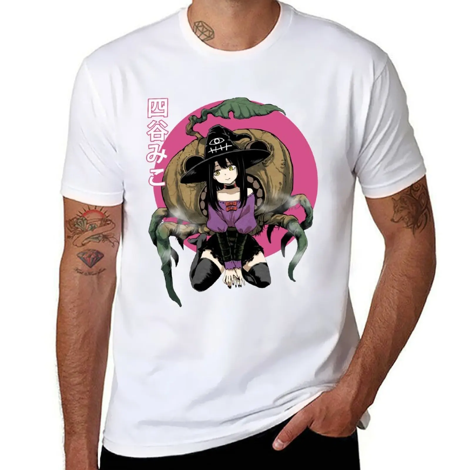 

Miko Yotsuya from Mieruko-Chan T-Shirt man t shirt cotton high quality black cotton t-shirt plain for man package T-Shirt