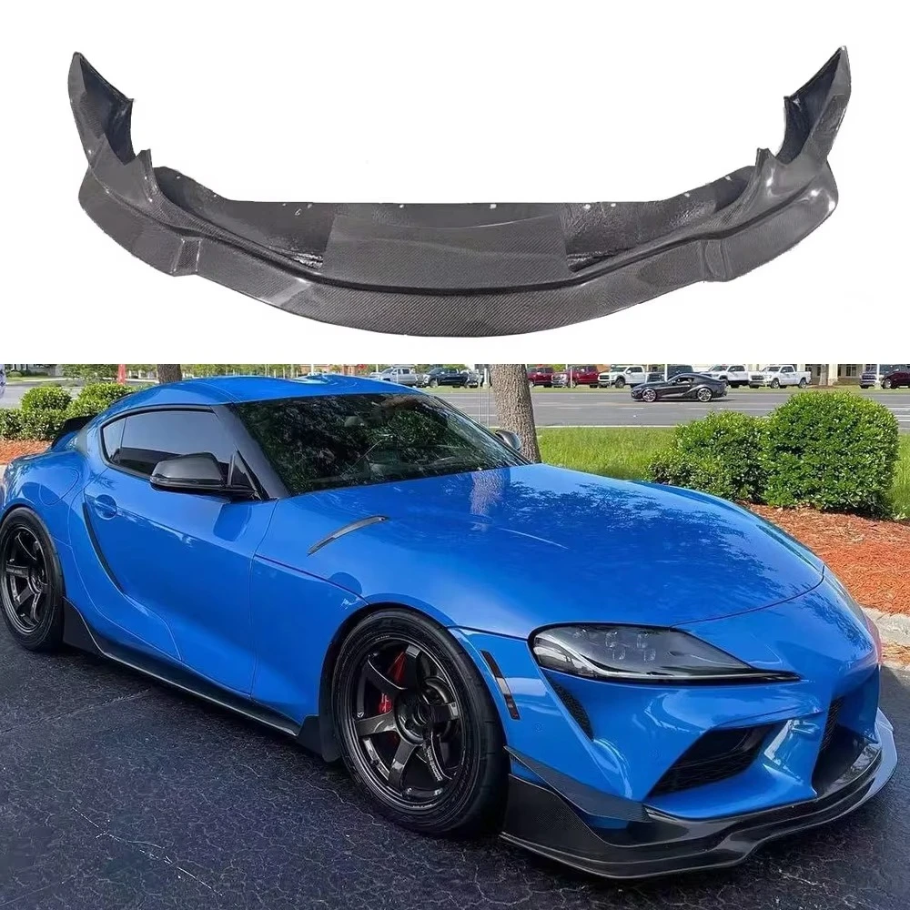 

Новый дизайн переднего спойлера из карбона для Toyota Supra GR A90 A91 MKV