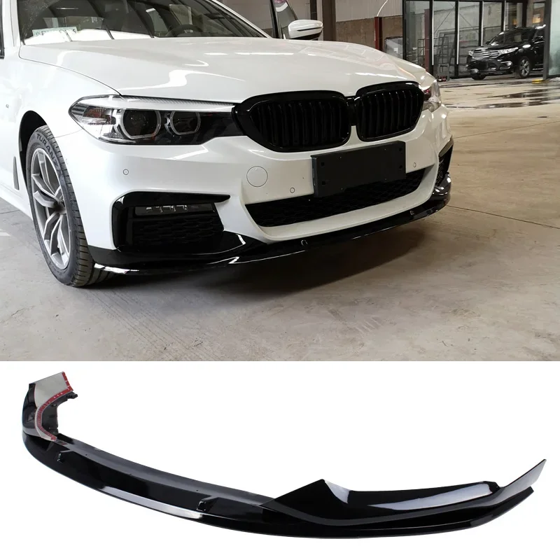 

M-P Style PP material Bumper Bright black Front Lip Auto Parts For BMW 5 Series G30 G38 525i 530i 540d