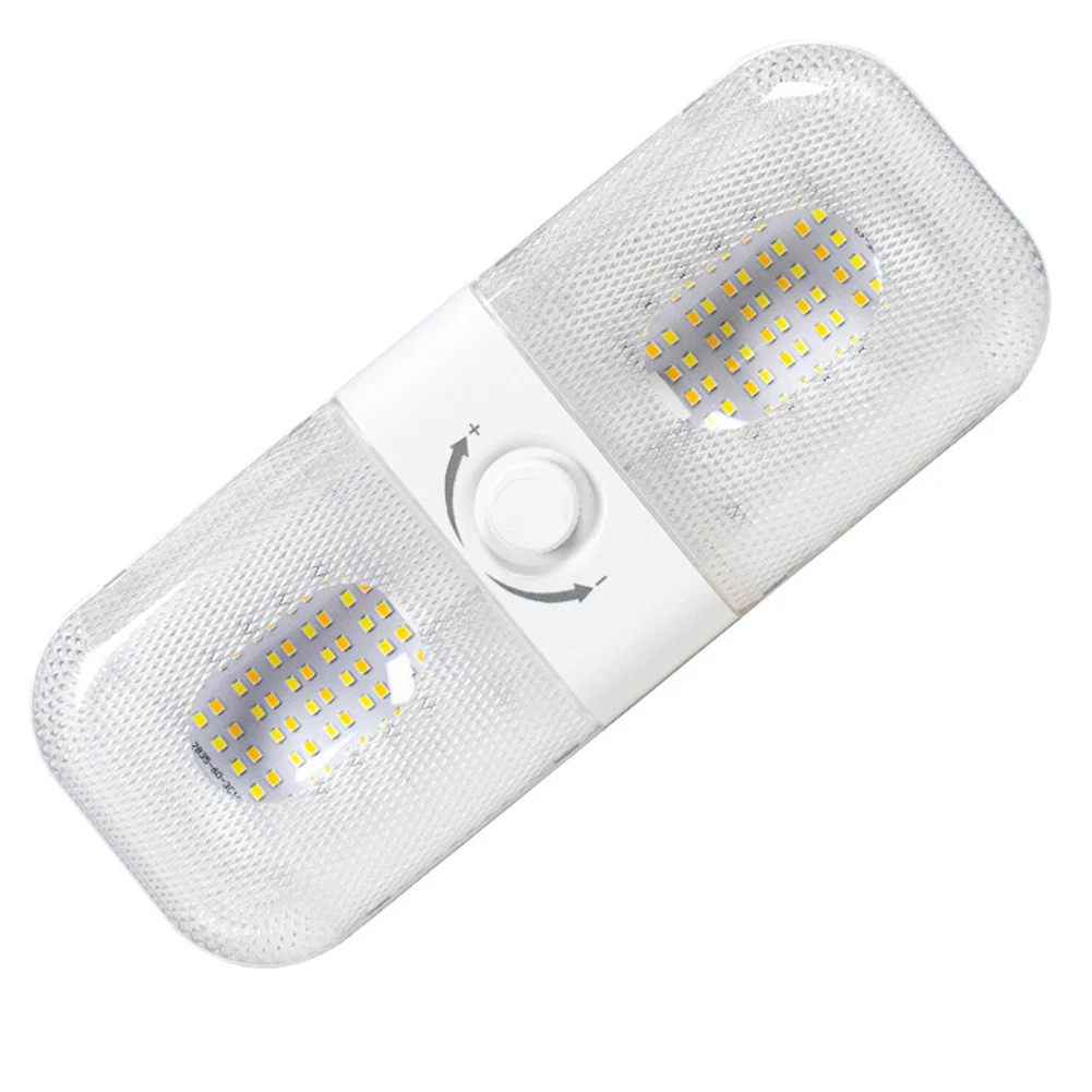 RV LED Light for 12V 24V Systems with Continuous Dimming Feature and Light Output Options White Warm Yellow Yellow