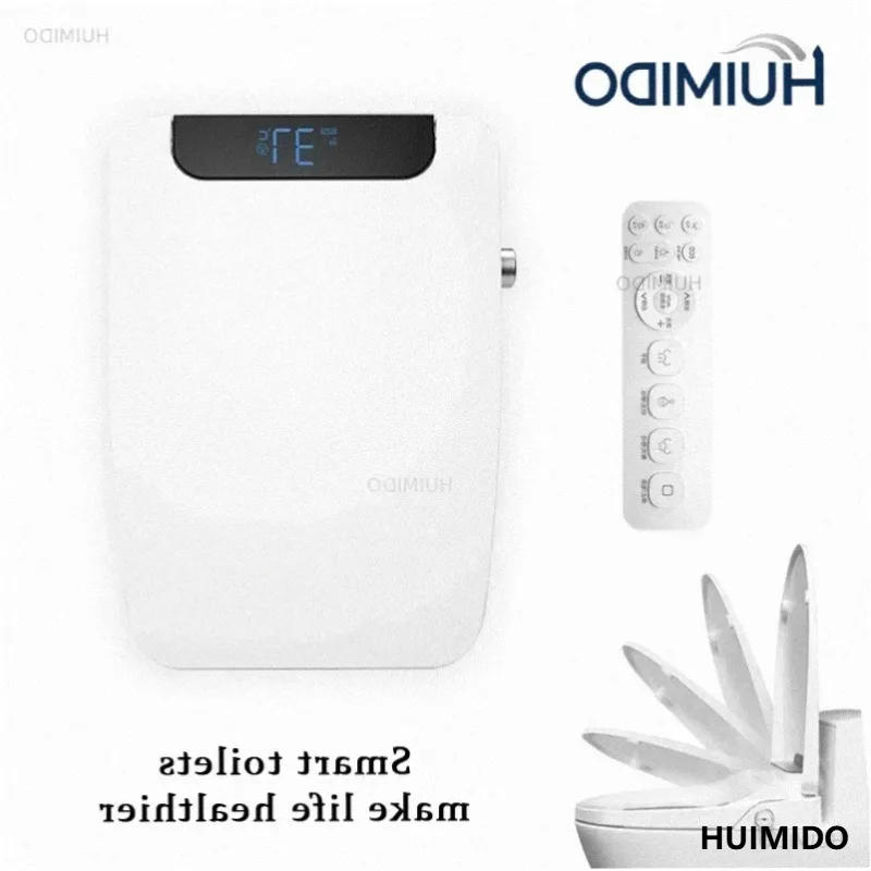 2024 Intelligent Heated Seat Cover with Bidet Automatic Electric Smart Toilet Seats Intelligent Instant Heating Bathroom Health