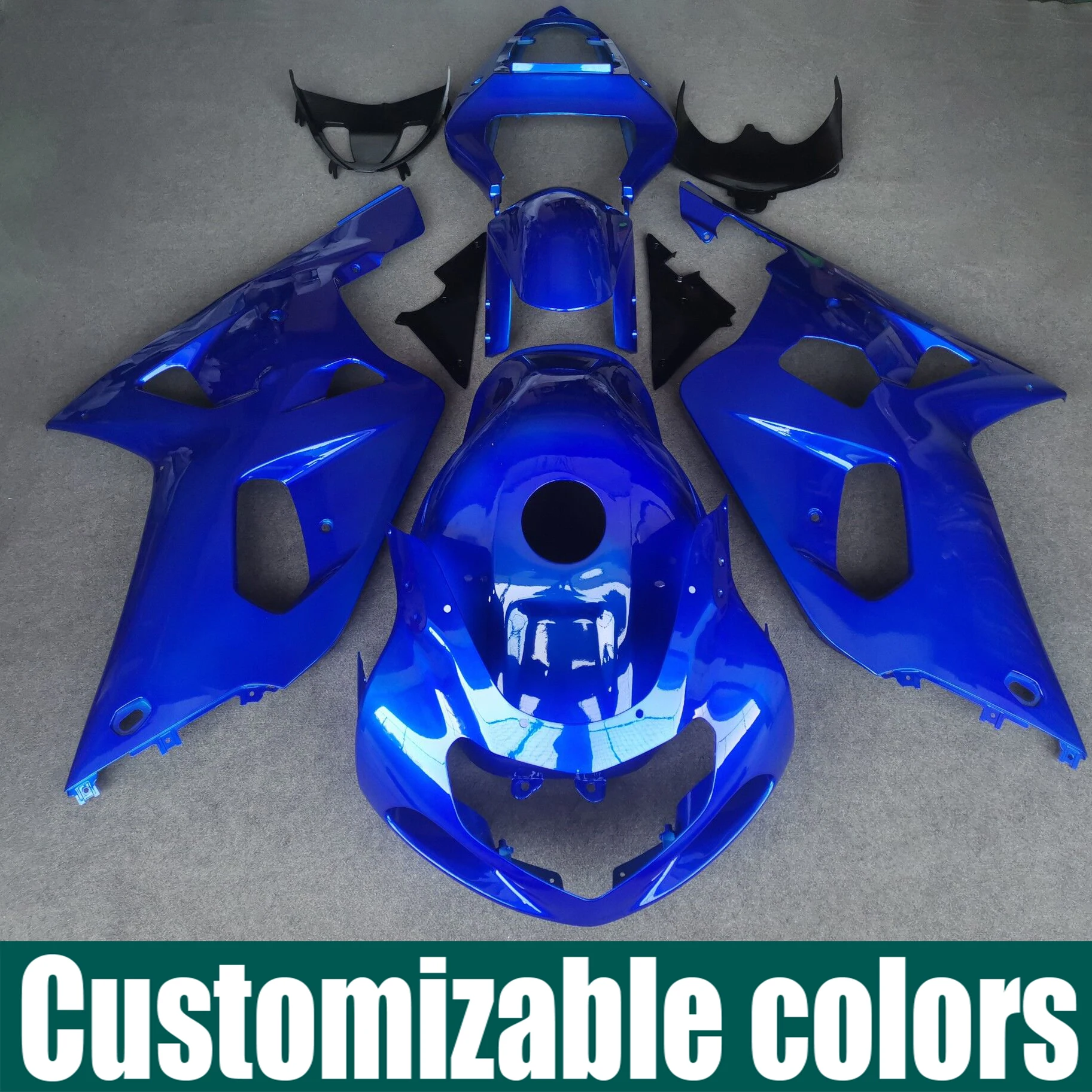 Fit for Suzuki GSXR600 GSXR750 K1 2001 - 2003 Motorcycle ABS Injection Fairing Bodywork Kit Panel Set GSXR 600/750 2002 01 02 03