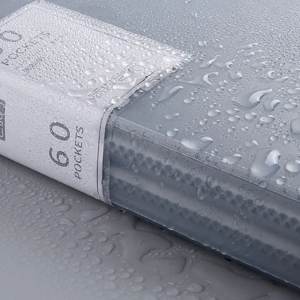 60-pagina's A4-bestandsmap Veelkleurige waterdichte documentopslag Boeken Stofdichte bestandsorganizer met grote capaciteit