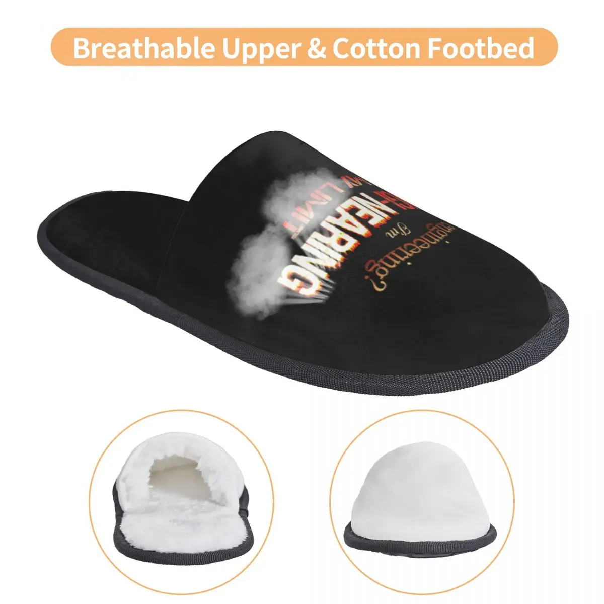 هندسة مخصصة أنا Engi-nearing My Limit Engineer Pun Slippers رغوة الذاكرة الدافئة لينة شبشب منزل للنساء غرفة نوم أحذية مريحة