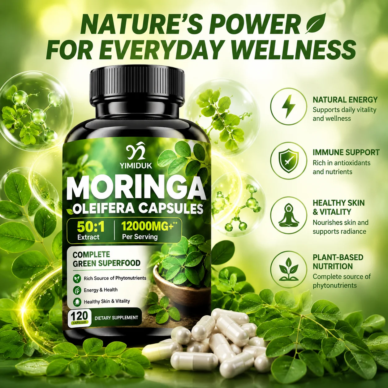 Pure Moringa Wortel- en Bladex - Moringa Leaf Powder recensie en prijs