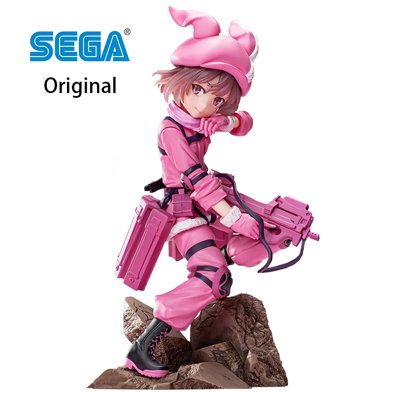 SEGA Luminasta LLENN Kohiruimaki Karen Sword Art Online Alternative Gun Gale Online II Original Anime Figure PVC Model Toys