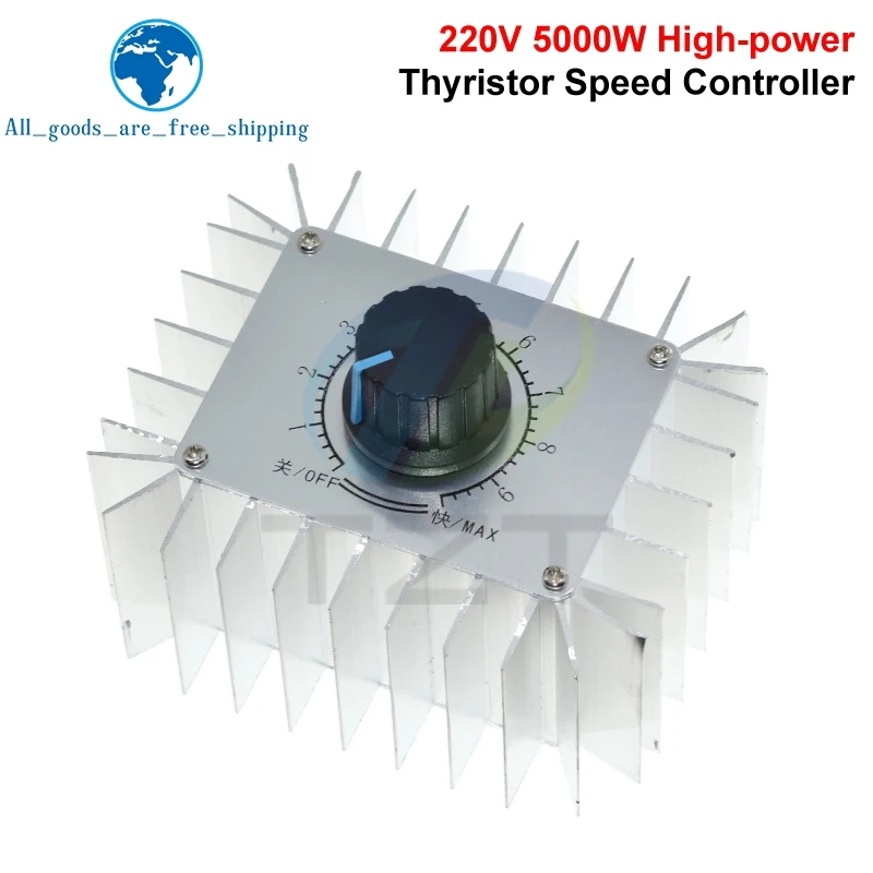 

Регулятор напряжения переменного тока 220 В 5000 Вт SCR, светодиодный диммер, термостат 5000 Вт, регулятор скорости двигателя 220 В
