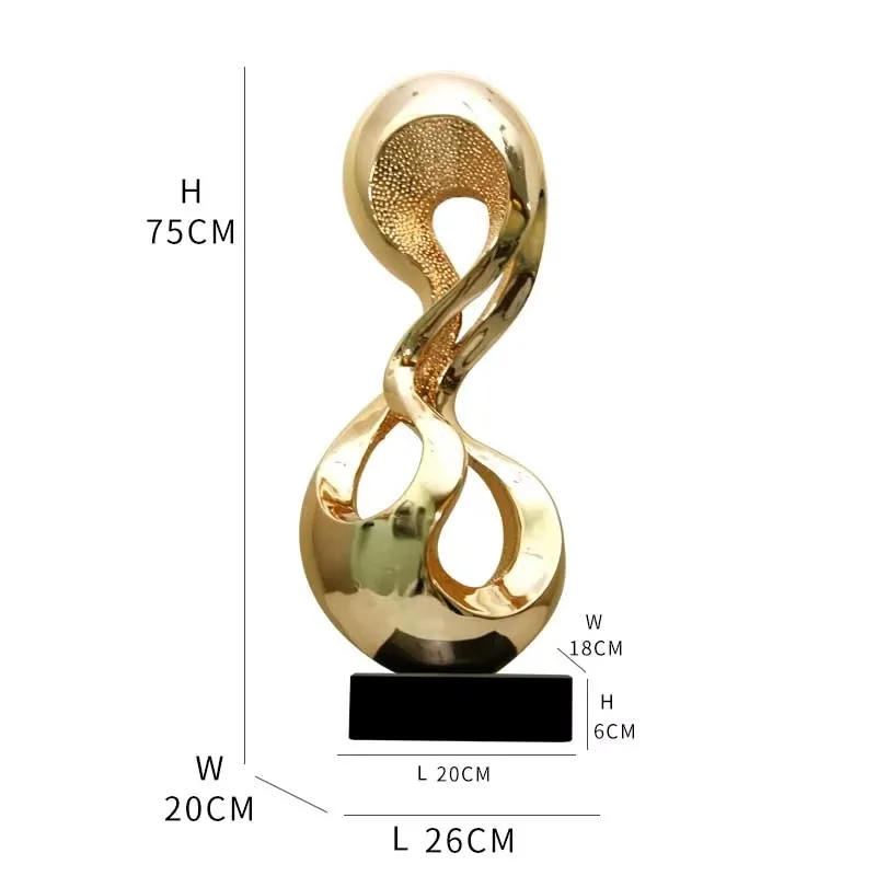 EXW Stainless Steel Abstract Sculpture Mirror Polished Custom Design For Outdoor Garden Park Public Art Project
