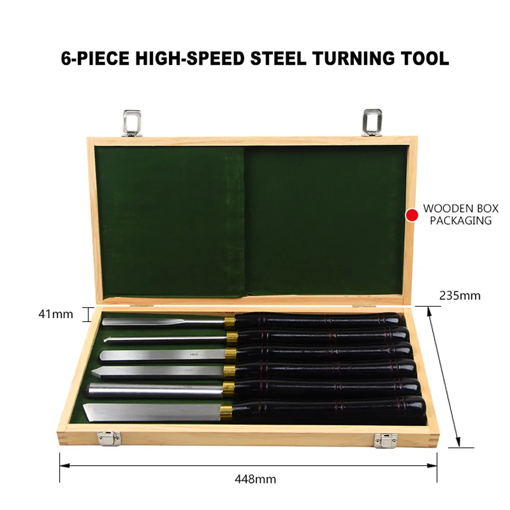 2026 8 قطعة شفرة مخرطة النجارة أداة HSS واسعة مستديرة الأنف مكشطة القوس الداخلي مكشطة مستديرة الخشب أداة تحول الخشب