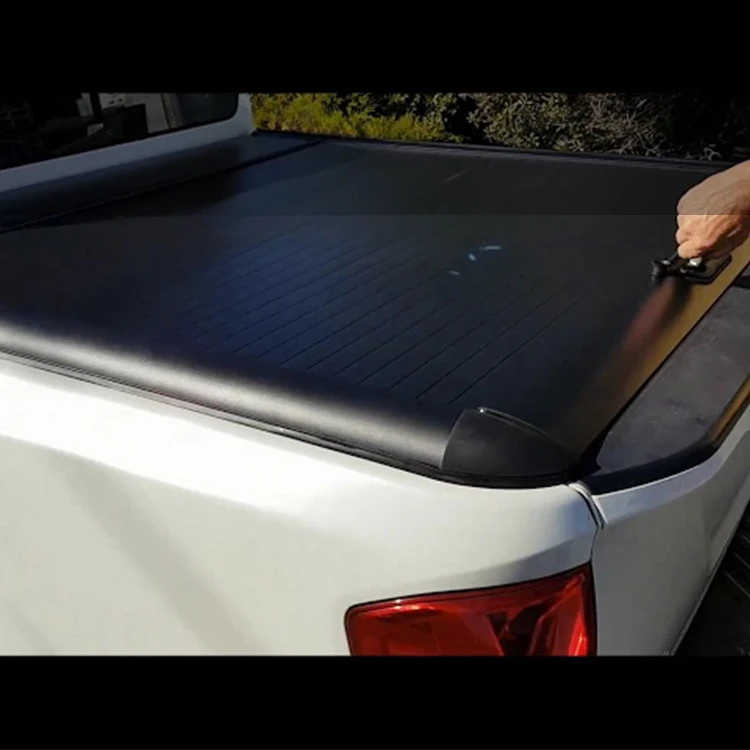 Truck Car 4x4 Accessories Aluminium Roller Lid Shutter Top Retractable Roll Up Tonneau Cover For Ford Ranger raptor F150custom