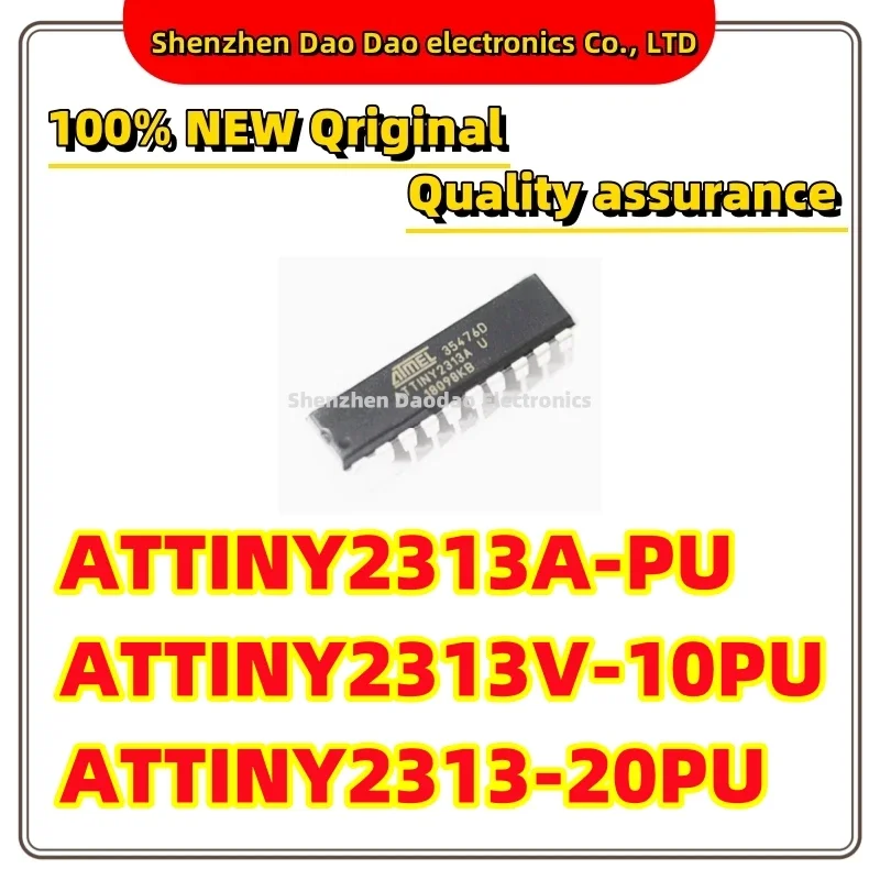 ATTINY2313A-PU ATTINY2313V-10PU ATTINY2313-20PU DIP-20 Microcontroller chip ic new original