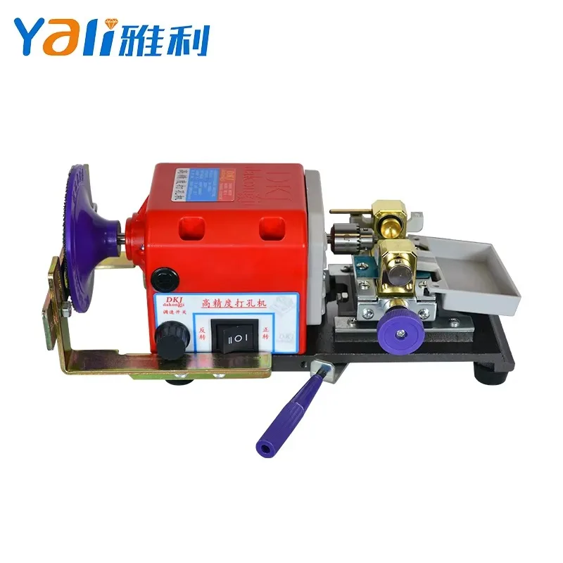 Beads Punching Machine For Pearl & Gemstone Drilling Hole 15000 RPM Stepless Regulating Jewelry Machine Kit Pearl Punch Machine