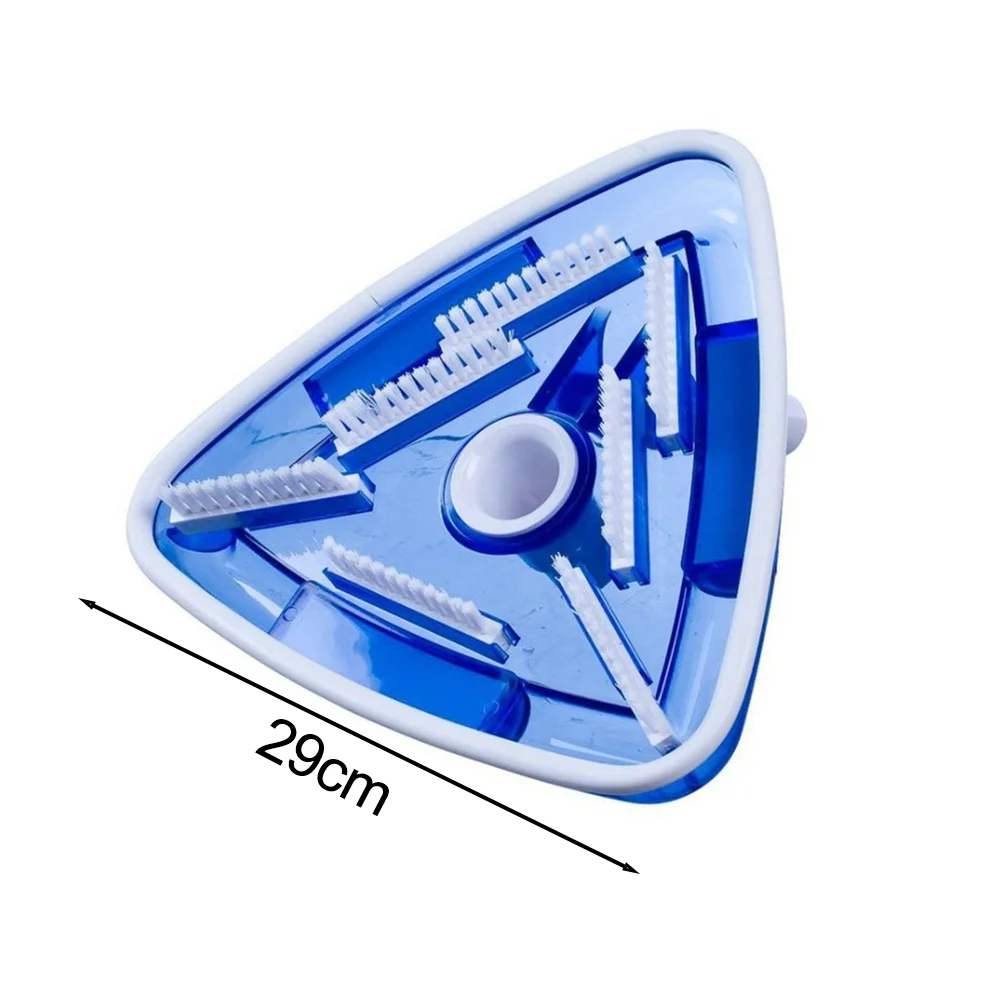 For Removing Pool Debris Triangular Pool Vacuum Head Cleaning Tool Strong Suction Capability High Visibility Design