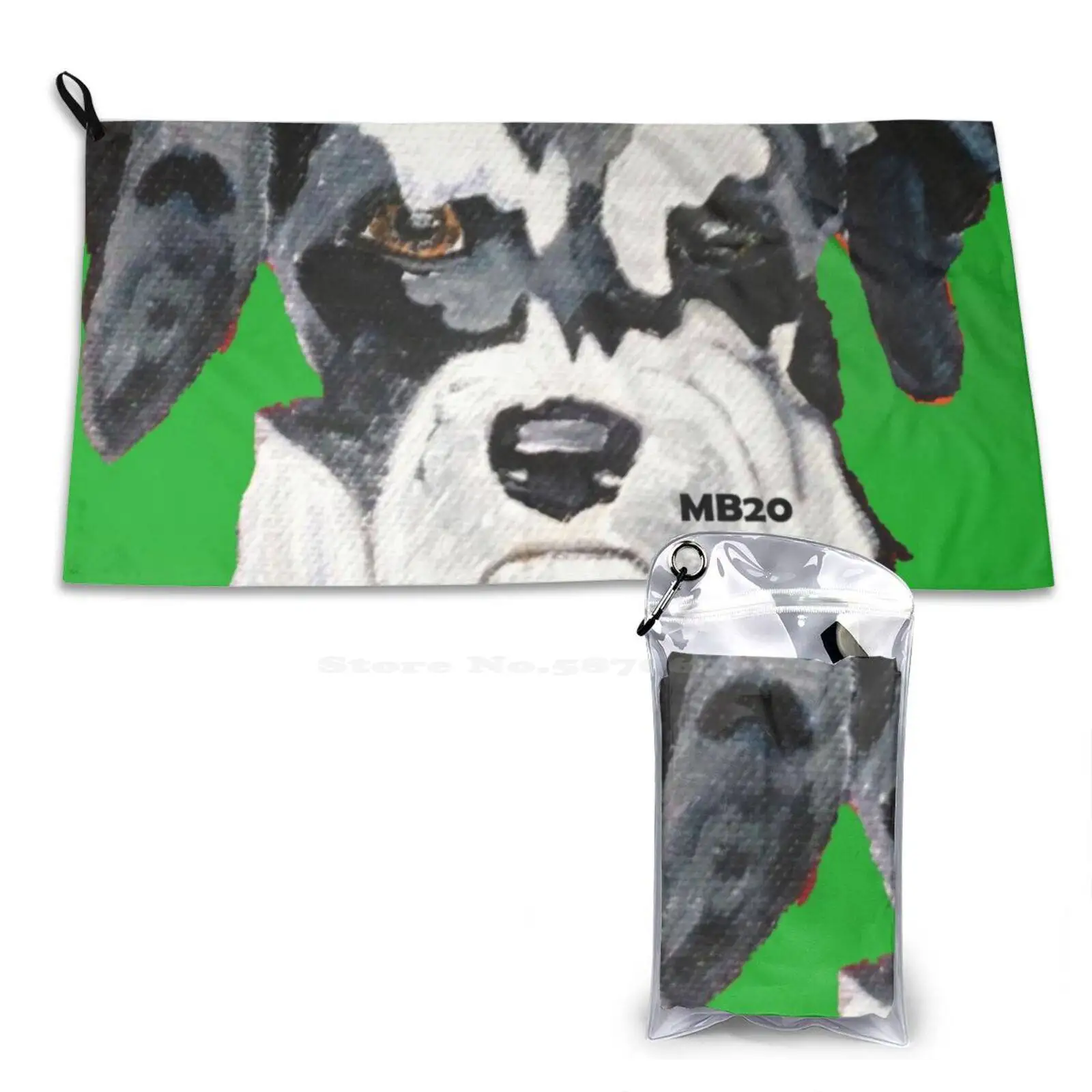 Mini Schnauzer Soft Washcloths Face Towel Mini Schnauzers Therapy Art Working Images Face Service Dogs Meredith Angelportraits