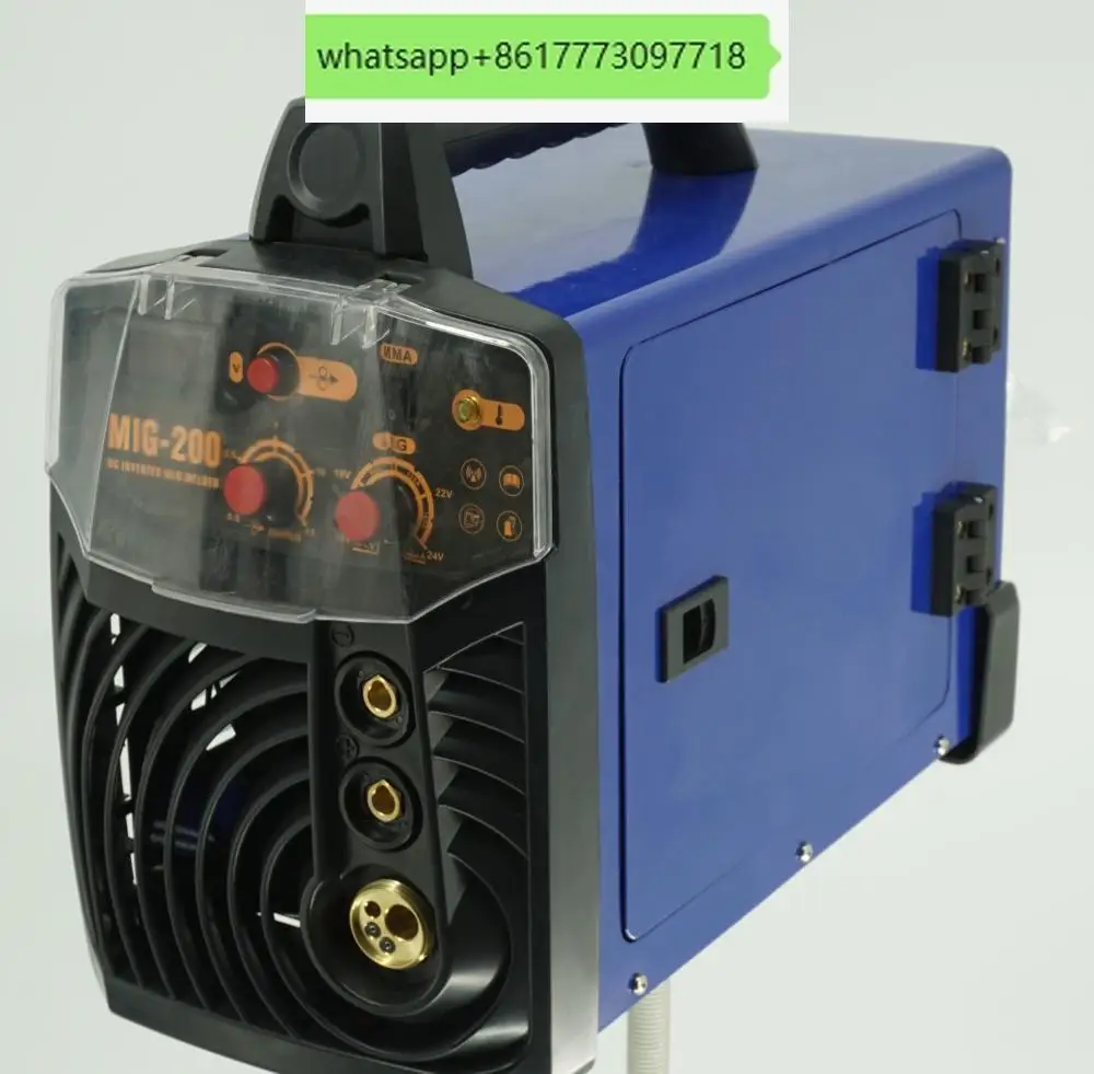 Automatic welding machine MIG-250PI inverter Mig/mag welding machine Mig torch + electrode seat + grounding clip 15-20l/min 60