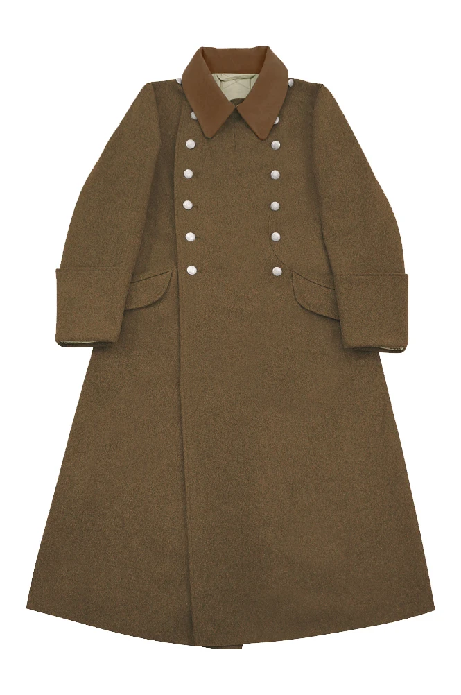 GUGR-003 WWII Allemand Elite EM Marron Laine Greatcoat